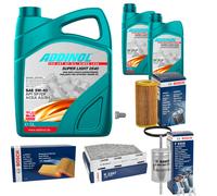 BOSCH Controllo Set 7L ADDINOL SUPER LIGHT 5W-40 Per Audi A3 8P1 S3 Quattro