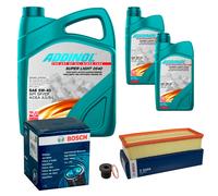 BOSCH Controllo Set 7L ADDINOL SUPER LIGHT 5W-40 Per Audi Q3 8UB 8UG 2.0