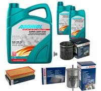 BOSCH Controllo Set 7L ADDINOL SUPER LIGHT 5W-40 Per Citroën Evasion 22 U6