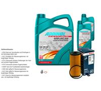 Bosch Controllo Set 7L Addinol Super Light 5W-40 per Mercedes Un W169 a Presa