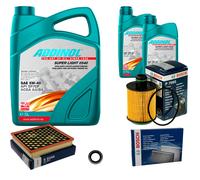 BOSCH Controllo Set 7L ADDINOL SUPER LIGHT 5W-40 Per Opel Insignia A Country