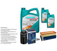 BOSCH Controllo set 7L ADDINOL SUPER LUCE 5W-40 per Audi A3 8P 1 1.8 TFSI