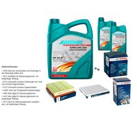 BOSCH Controllo set 7L ADDINOL SUPER LUCE 5W-40 per Opel Omega B Caravan