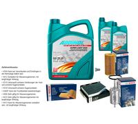 BOSCH Controllo set 7L ADDINOL SUPER LUCE 5W-40 per VW Golf V 1 K 1 2.0 GTI