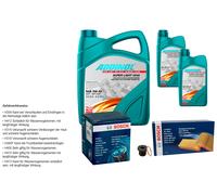 BOSCH Controllo set 7L ADDINOL SUPER LUCE 5W-40 per VW Vans V Scatola