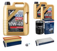 BOSCH Controllo Set 7L Liqui Moly Leichtlauf 10W-40 Per Audi Coupe S2