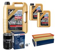 BOSCH Controllo Set 7L Liqui Moly Leichtlauf 10W-40 Per Audi Coupe S2