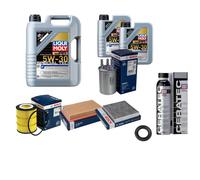 Bosch Controllo Set 7L Liqui Moly Special Tec 5W-30 per Jaguar XJ 3.0 D XF