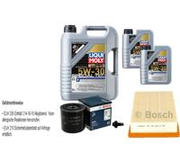 BOSCH Controllo Set 7L Liqui Moly Special Tec F 5W-30 Per Ford Maverick
