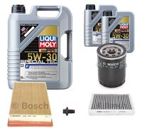 BOSCH Controllo Set 7L Liqui Moly Special Tec F 5W-30 Per Jaguar S-Type 4.2