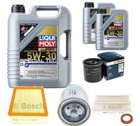 BOSCH Controllo Set 7L Liqui Moly Special Tec F 5W-30 per Nissan Pathfinder
