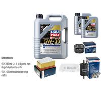 Bosch Controllo Set 7L Liqui Moly Special Tec F 5W-30 per Renault Laguna Io