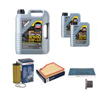 BOSCH Controllo Set 7L Liqui Moly Top Tec 4100 5W-40 Per BMW 5er Touring