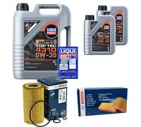 BOSCH Controllo Set 7L Liqui Moly Top Tec 4310 0W-30 Per Honda FR-V BE