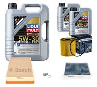 BOSCH Controllo set 7L Liqui Speciale Molly Tec F 5W-30 per Volvo S80 Io 2.4