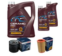 BOSCH Controllo Set 7L MANNOL Ceramic Pro 10W-40 Per Lancia Kappa Coupe 838