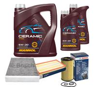 Bosch Controllo Set 7L mannol Ceramica 5W-30 per Di Vito /