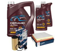 Bosch Controllo Set 7L mannol Ceramica 5W-40 per Mini One Cooper John