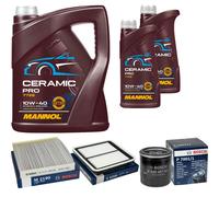 Bosch Controllo Set 7L mannol Ceramica Pro 10W-40 per Subaru Outback Br