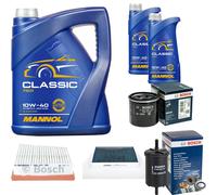 Bosch Controllo Set 7L mannol Classic 10W-40 per Legno Renault Grand Scénic III
