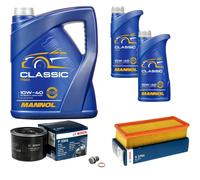 Bosch Controllo Set 7L mannol Classic 10W-40 per Rover 600 620 Sdi 45