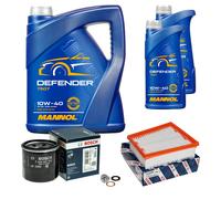 Bosch Controllo Set 7L mannol Defender 10W-40 per Legno Renault Grand Scénic III
