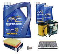 Bosch Controllo Set 7L mannol Defender 10W-40 per VW Di Passat Variant 2.8