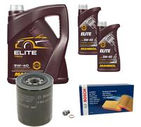 BOSCH Controllo Set 7L MANNOL Elite 5W-40 Per Mitsubishi L 200 K3 T K2 T