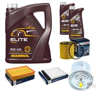 BOSCH Controllo Set 7L MANNOL ELITE 5W-40 Per Volvo S80 I TS XY 2.9 3.0 184