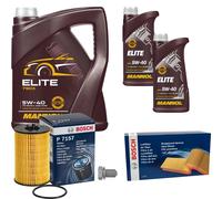 Bosch Controllo Set 7L mannol Elite 5W-40 per VW Tiguan Allspace BW2