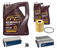 BOSCH Controllo set 7L MANNOL Energy Combi LL 5W-30 per BMW serie 5 Touring 530d