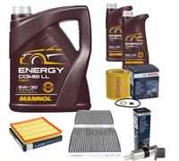 Bosch Controllo Set 7L mannol Energy Combi Ll 5W-30 per BMW X3 xDrive35i X4