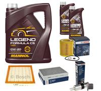 BOSCH Controllo Set 7L MANNOL Legend Formula C5 0W-20 Per BMW 3 Gran Turismo
