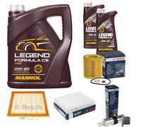 BOSCH Controllo Set 7L MANNOL Legend Formula C5 0W-20 Per BMW 3 Gran Turismo
