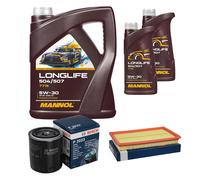 BOSCH Controllo Set 7L MANNOL LONGLIFE 504/507 5W-30 Per Nissan 200 SX S13