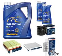 Bosch Controllo Set 7L mannol Special Plus 10W-30 per Opel Omega B 2.2 16V