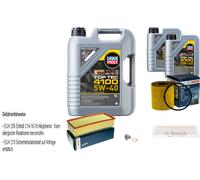 Bosch Controllo Set 7L Motore Liqui Moly Top Tec 4100 5W-40 per Lancia Phedra