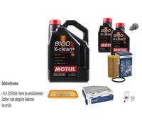 Bosch Controllo Set 7L Motul 8100 x-Pulire+5W-30 per Seat Altea Leon 2.0