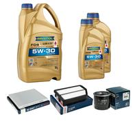 BOSCH Controllo Set 7L RAVENOL FDS 5W-30 per KIA Carens IV