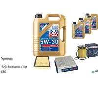 BOSCH Controllo set 8 L Liqui Moly Long Life 3 5W-30 per Toyota Land Cruizer