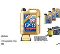 BOSCH Controllo set 8 L Liqui Moly Long Life 3 5W-30 per Toyota Land Cruizer