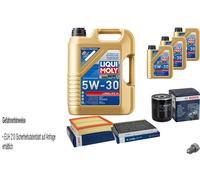 BOSCH Controllo set 8 L Liqui Moly Long Life 3 5W-30 per VW Passat Variant