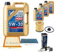 BOSCH Controllo Set 8 L Liqui Moly LONGLIFE 3 5W-30 Per BMW 3er ActiveHybrid