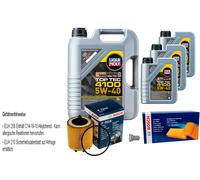 Bosch Controllo Set 8 L Liqui Moly Top Tec 4100 5W-40 per Interruttore Opel