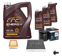 Bosch Controllo Set 8 L mannol 5W-30 Energia per Ford Transito 2.4