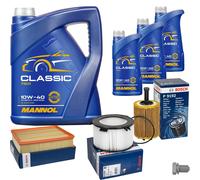 Bosch Controllo Set 8 L mannol Classic 10W-40 per VW Transporter IV di Autobus