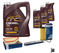 BOSCH Controllo Set 8 L MANNOL DIESEL TDI 5W-30 Per BMW 3er Touring 320d X1