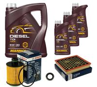 Bosch Controllo Set 8 L mannol Diesel Tdi 5W-30 per Opel Insignia A Calcio Paese