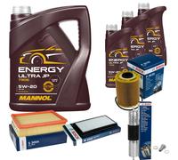 Bosch Controllo Set 8 L mannol Energia Ultra JP 5W-20 per . BMW 3er
