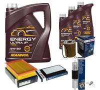 Bosch Controllo Set 8 L mannol Energia Ultra JP 5W-20 per Di BMW 3er